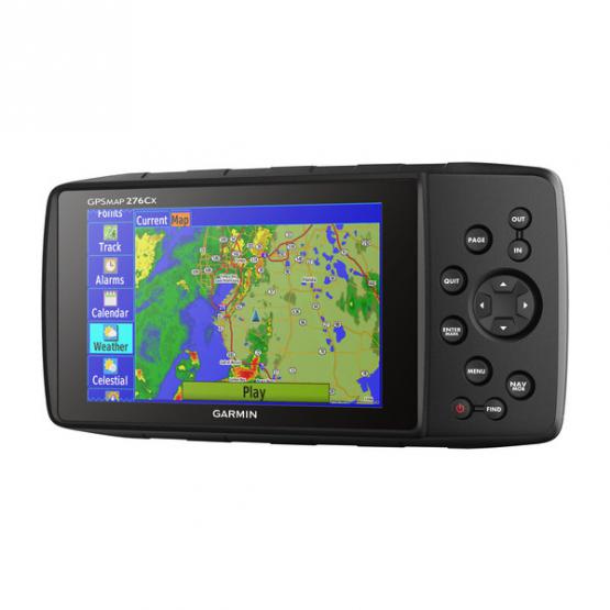 Garmin GPSMap 276CX - wszechstronna, wytrzymała nawigacja GPS do quada, terenówki 4x4, enduro i na łódkę, do turystyki i na ekspedycje [010-01607-01]