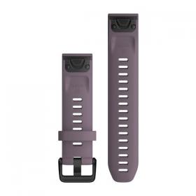 Garmin Pasek Fenix 6S purpurowy  Quick Fit 20 mm, silikonowy, pasuje do Fenix 5S, 5S Plus, D2 Delta S, Oryginalny Garmin [0101287100]