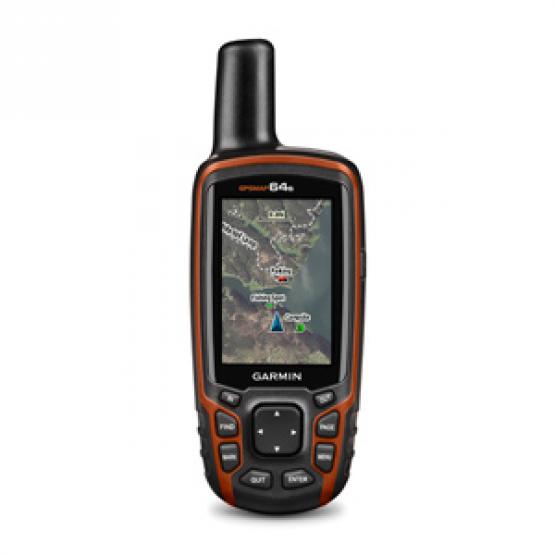 Garmin GPSMAP 64s - ręczna nawigacja GPS o dużej wytrzymałości, z komapsem, barometrem, kolorowym ekranem, wyświetlaniem map i anteną wysokiej czułości [010-01199-10]