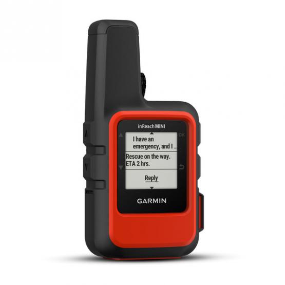 Garmin inReach Mini - czerwony - lokalizator i komunikator satelitarny oraz nawigacja GPS w jednym urządzeniu, wytrzymały, miniaturowy, z funkcją SOS [010-01879-00]