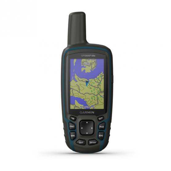Garmin GPSMAP 64x - ręczna nawigacja GPS o dużej wytrzymałości, kolorowym ekranem i anteną wysokiej czułości [010-02258-01]