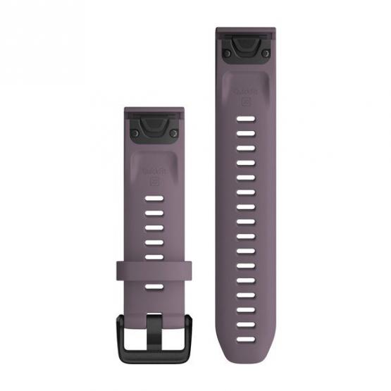 Garmin Pasek Fenix 6S purpurowy - Quick Fit 20 mm, silikonowy, pasuje do Fenix 5S, 5S Plus, D2 Delta S, Oryginalny Garmin [010-12871-00]