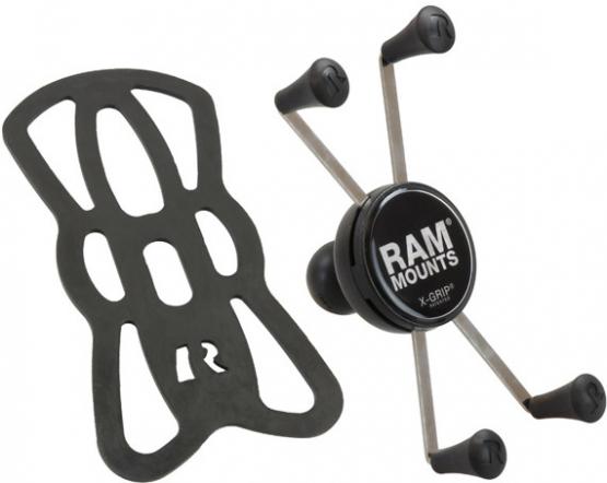 RAM Mounts RAM-HOL-UN10BU uniwersalny uchwyt X-Grip IV do dużych smartfonów z 1 calową głowicą obrotową