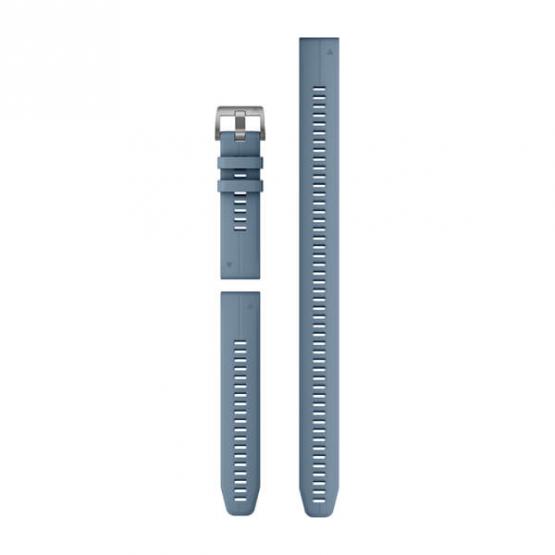 Garmin Pasek Descent G1 Ciemno niebieski - QuickFit 22 mm, silikonowy, 3-częściowy, Oryginalny Garmin [010-13113-01]