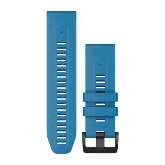 Garmin Pasek Quatix 7X błękitny - QuickFit 26 mm, silikonowy, Oryginalny Garmin [010-13117-30]