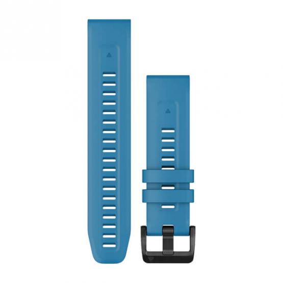 Garmin Pasek Quatix 7 błękitny - QuickFit 22 mm, silikonowy, Oryginalny Garmin [010-13111-30]