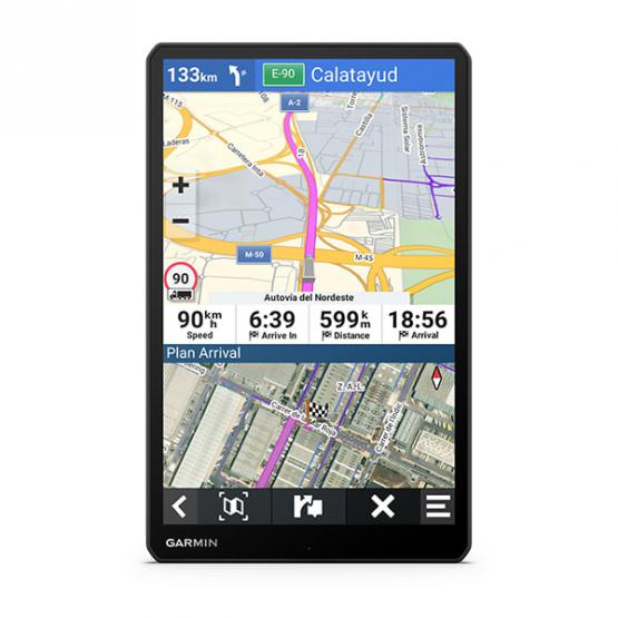 Garmin Dezl LGV1010 z ekranem 10 i komunikatami drogowymi przesyłanymi przez aplikację na smartfony [010-02741-15]