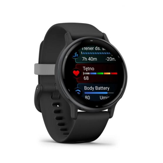 Garmin Vivoactive 5 Czarny Stalowoszary [010-02862-10]