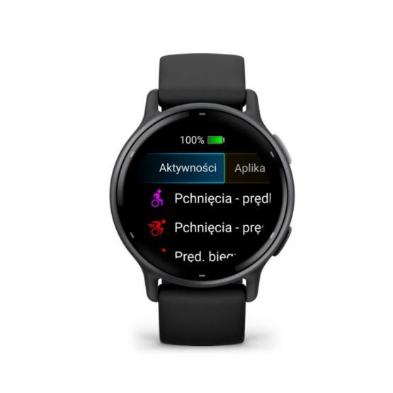 Garmin Vivoactive 5 Czarny Stalowoszary [010-02862-10]