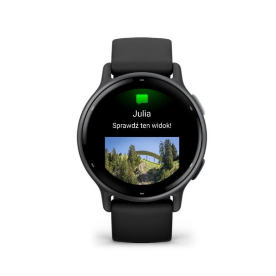 Garmin Vivoactive 5 Czarny Stalowoszary [010-02862-10]