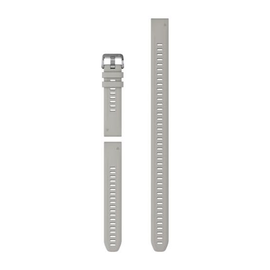 Garmin Pasek Descent MK3 (43mm) Fog Grey super długi - QuickFit 20 mm, silikonowy, Oryginalny Garmin [010-13358-00]