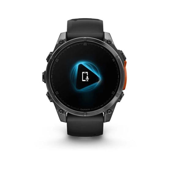 Garmin Fenix 8 - 47mm, ekran AMOLED, Standard, Slate grey z paskiem czarnym [010-02904-00]