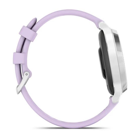 Garmin Lily 2 Active Srebrny z paskiem silikonowym w kolorze Purple Jasmine [010-02891-01]