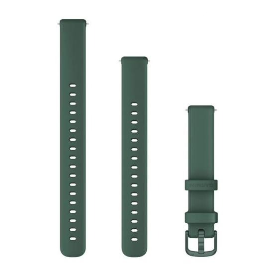 Garmin Pasek Lily 2 silikonowy 14mm w kolorze Jasper Green, zapięcie Jasper Green [010-13302-32]