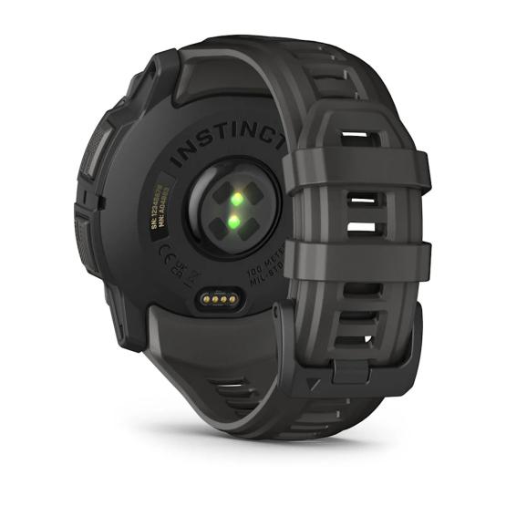 Garmin Instinct 3 50mm AMOLED Czarny z paskiem w kolorze Charcoal grafitowym [010-03020-00]