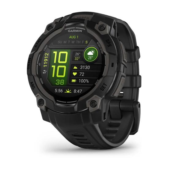 Garmin Instinct 3 45mm AMOLED Czarny z czarnym paskiem [010-02936-00]