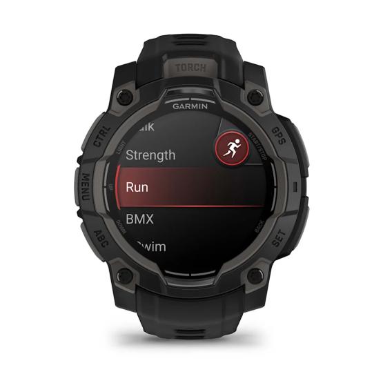 Garmin Instinct 3 45mm AMOLED Czarny z czarnym paskiem [010-02936-00]