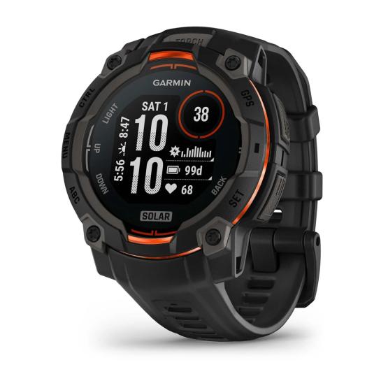 Garmin Instinct 3 45mm Solar Czarny [010-02934-00]