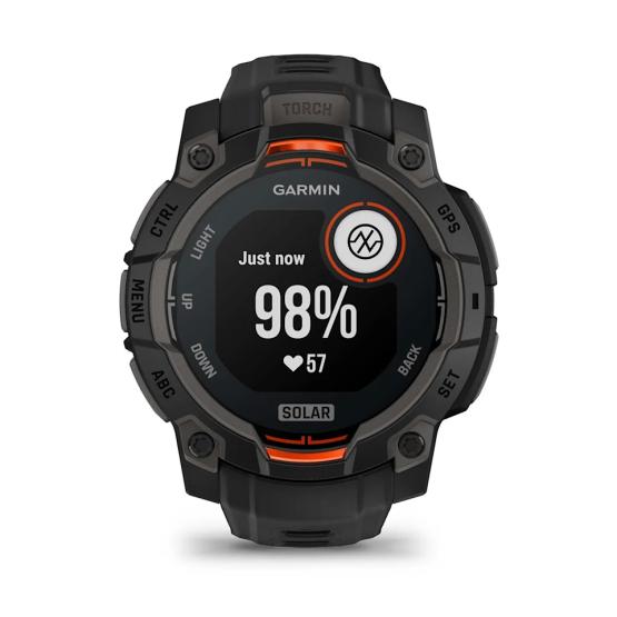 Garmin Instinct 3 45mm Solar Czarny [010-02934-00]