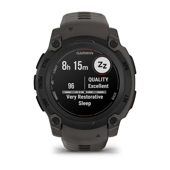 Garmin Instinct E 40mm Czarny z paskiem w kolorze Charcoal grafitowym [010-02932-00]