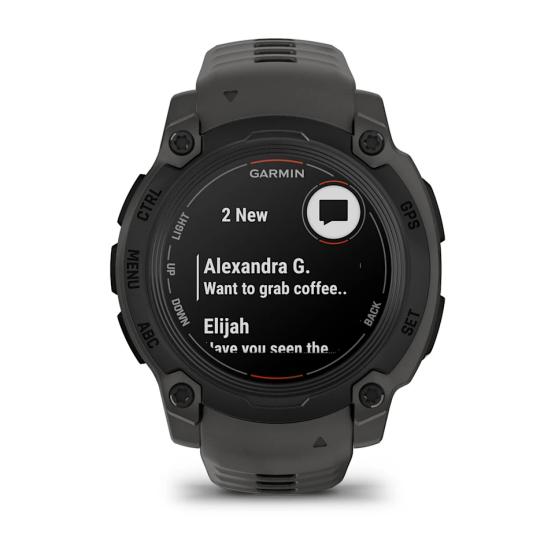 Garmin Instinct E 40mm Czarny z paskiem w kolorze Charcoal grafitowym [010-02932-00]