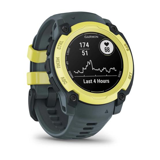 Garmin Instinct E 40mm Electric Lime z paskiem w kolorze Twilight ciemno niebieskim [010-02932-01]