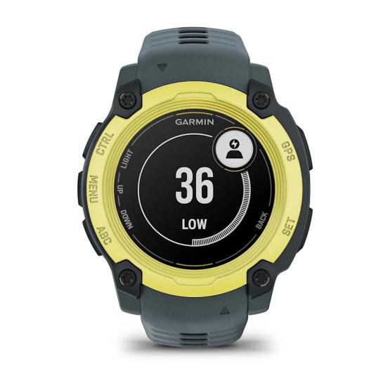 Garmin Instinct E 40mm Electric Lime z paskiem w kolorze Twilight ciemno niebieskim [010-02932-01]