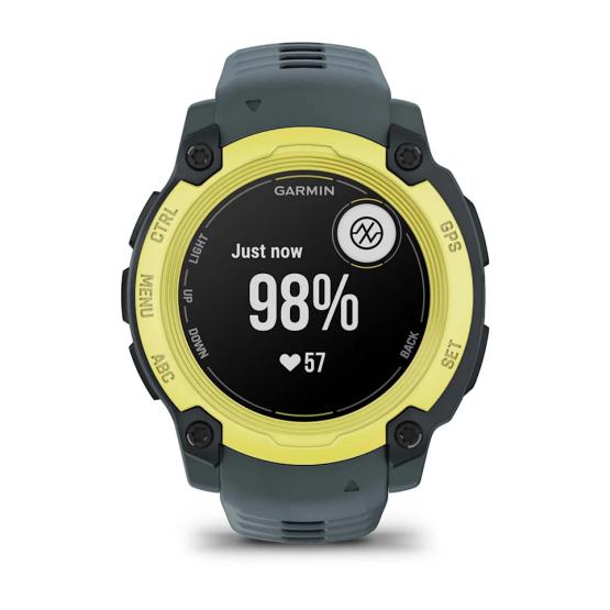 Garmin Instinct E 40mm Electric Lime z paskiem w kolorze Twilight ciemno niebieskim [010-02932-01]