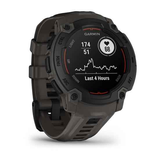 Garmin Instinct E 45mm Czarny z paskiem w kolorze Charcoal grafitowym [010-02933-00]