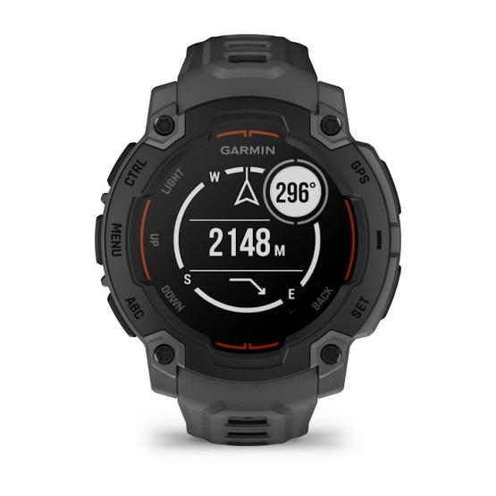 Garmin Instinct E 45mm Czarny z paskiem w kolorze Charcoal grafitowym [010-02933-00]