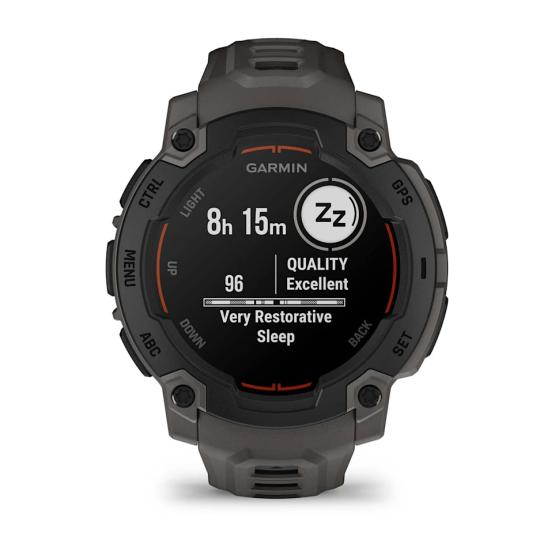 Garmin Instinct E 45mm Czarny z paskiem w kolorze Charcoal grafitowym [010-02933-00]