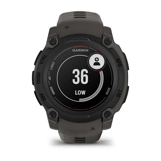 Garmin Instinct E 45mm Czarny z paskiem w kolorze Charcoal grafitowym [010-02933-00]