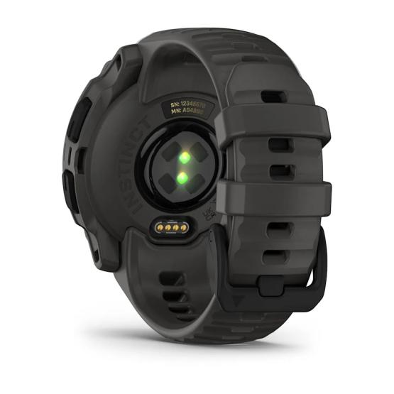 Garmin Instinct E 45mm Czarny z paskiem w kolorze Charcoal grafitowym [010-02933-00]