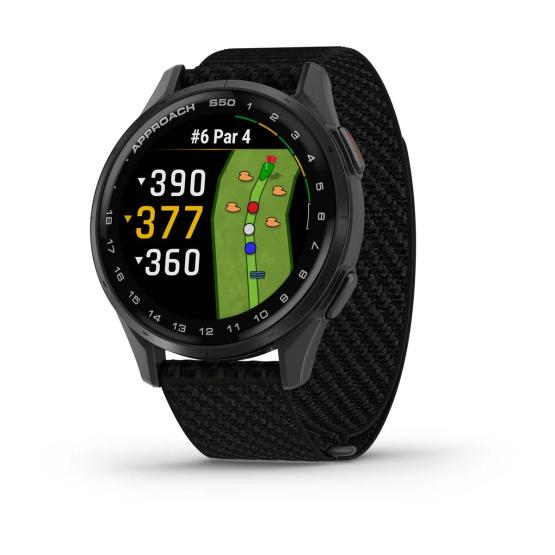 Garmin Approach S50 czarny z nylonowym paskiem ComfortFit [010-03010-00]