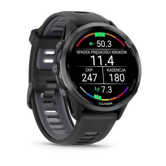 Garmin Forerunner 970 Czarny Carbon Grey (DLC) [010-02969-10]