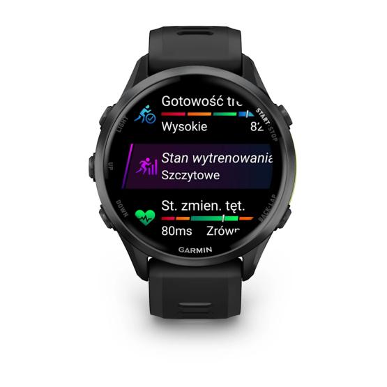Garmin Forerunner 970 Czarny Carbon Grey (DLC) [010-02969-10]