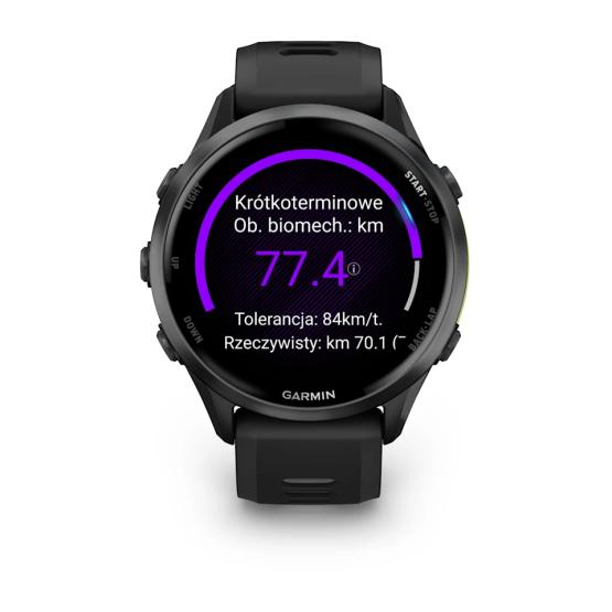 Garmin Forerunner 970 Czarny Carbon Grey (DLC) [010-02969-10]