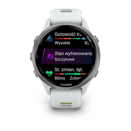 Garmin Forerunner 970 Biały Whitestone [010-02969-11]