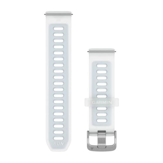 Garmin Silikonowy pasek 20 mm Quick Release Forerunner 55, 245, 645 / Vivomove HR, 3, Luxe, Style / Venu / Vivoactive 3, 5 - półprzezroczysty Whitestone/Cloud blue [010-11251-AR]