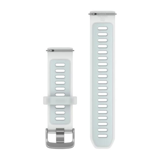 Garmin Silikonowy pasek 20 mm Quick Release Forerunner 55, 245, 645 / Vivomove HR, 3, Luxe, Style / Venu / Vivoactive 3, 5 - półprzezroczysty Whitestone/Cloud blue [010-11251-AR]