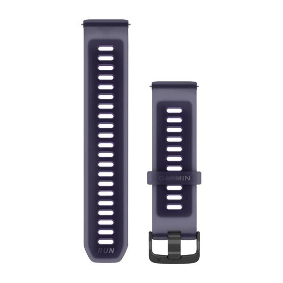 Garmin Paski silikonowe 22 mm Quick Release Vivoactive 4 / Venu 2, 3 / Forerunner 255, 265 - półprzezroczysty Indygo [010-11251-AV]