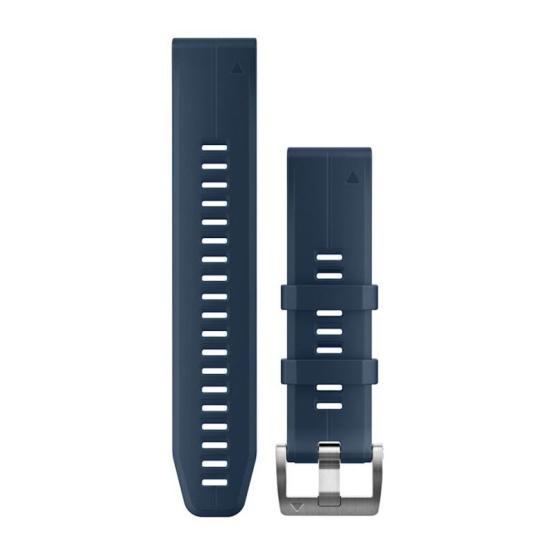 Garmin Pasek Quatix 8 47mm granatowy Captain Blue - QuickFit 22 mm, silikonowy, Oryginalny Garmin [010-13989-00]
