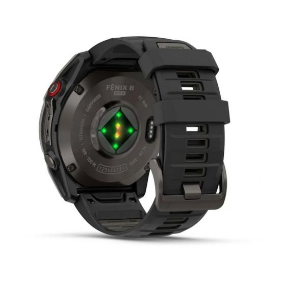 Garmin Fenix 8 PRO 51mm Czarny Sapphire Carbon grey DLC titanium AMOLED [010-03199-01]