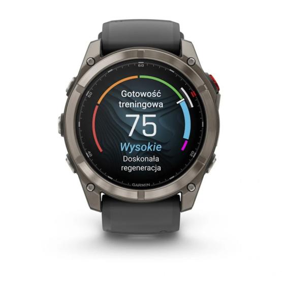 Garmin Fenix 8 PRO 51mm Srebrny Sapphire Tytanowy AMOLED [010-03199-11]
