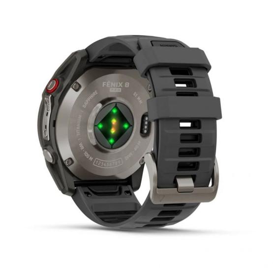Garmin Fenix 8 PRO 51mm Srebrny Sapphire Tytanowy AMOLED [010-03199-11]