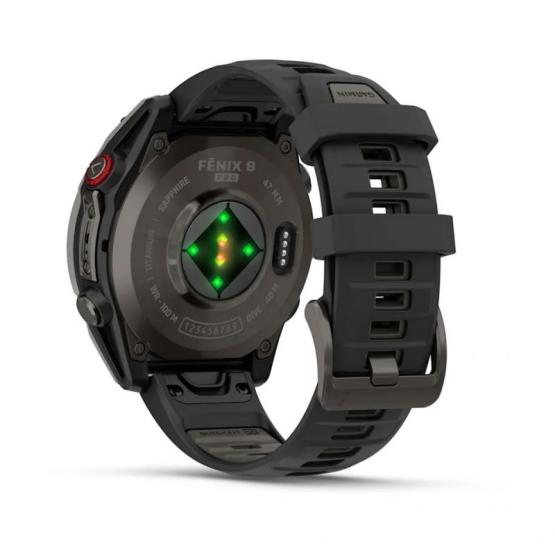 Garmin Fenix 8 PRO 47mm Czarny Sapphire Carbon grey DLC titanium AMOLED [010-03198-01]