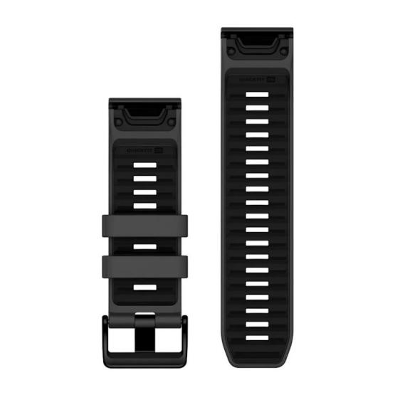 Garmin Pasek Fenix 8 Pro (51mm) (Grafitowy / Czarny) - QuickFit 26 mm, silikonowy, Oryginalny Garmin [010-13393-10]