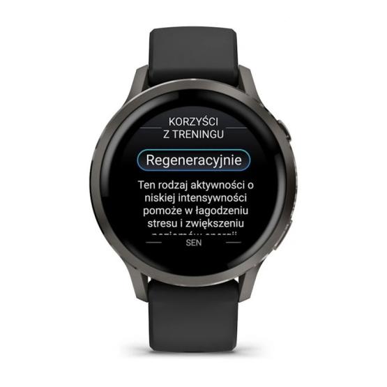 Garmin Venu 4 41mm Czarny Slate z czarnym paskiem [010-03013-02]