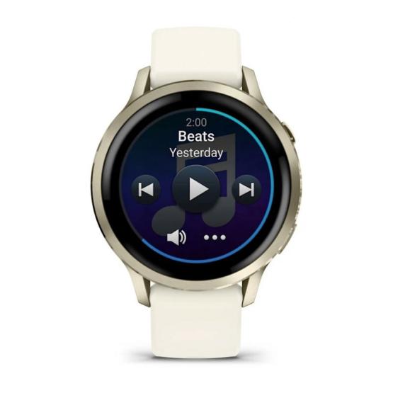 Garmin Venu 4 41mm Jasnozłoty z paskiem kość słoniowa Bone [010-03013-00]