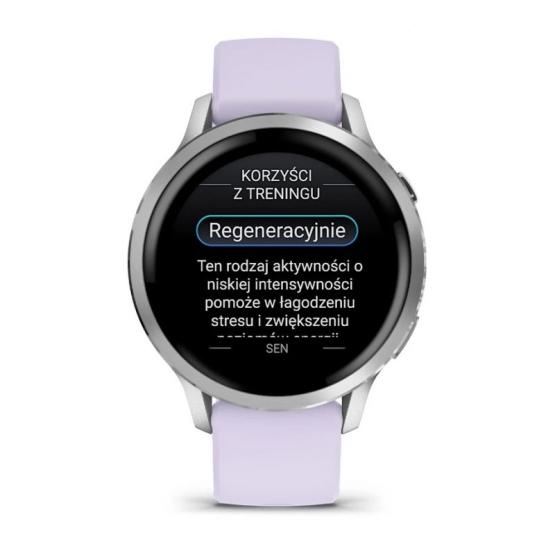 Garmin Venu 4 41mm Srebrny z paskiem lawendowy periwinkle [010-03013-01]